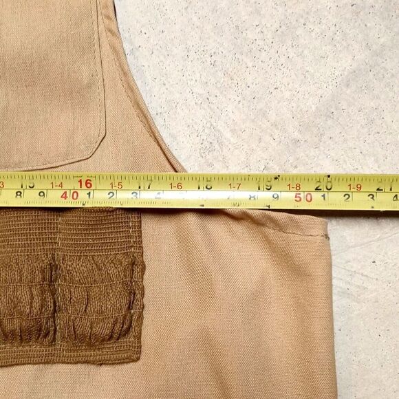 Vintage 50s/60s American Field Men's Made in USA MCM Brown Canvas Hunting Vest - Picture 3 of 6